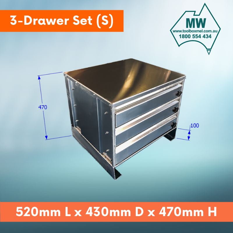 3-drawer small
